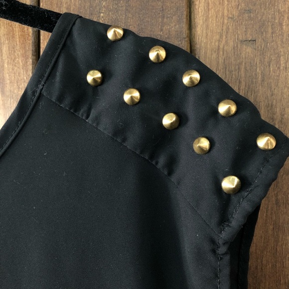 Studded Open Back Top - Picture 2 of 5
